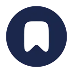 Bookmark Circle SVG Icon